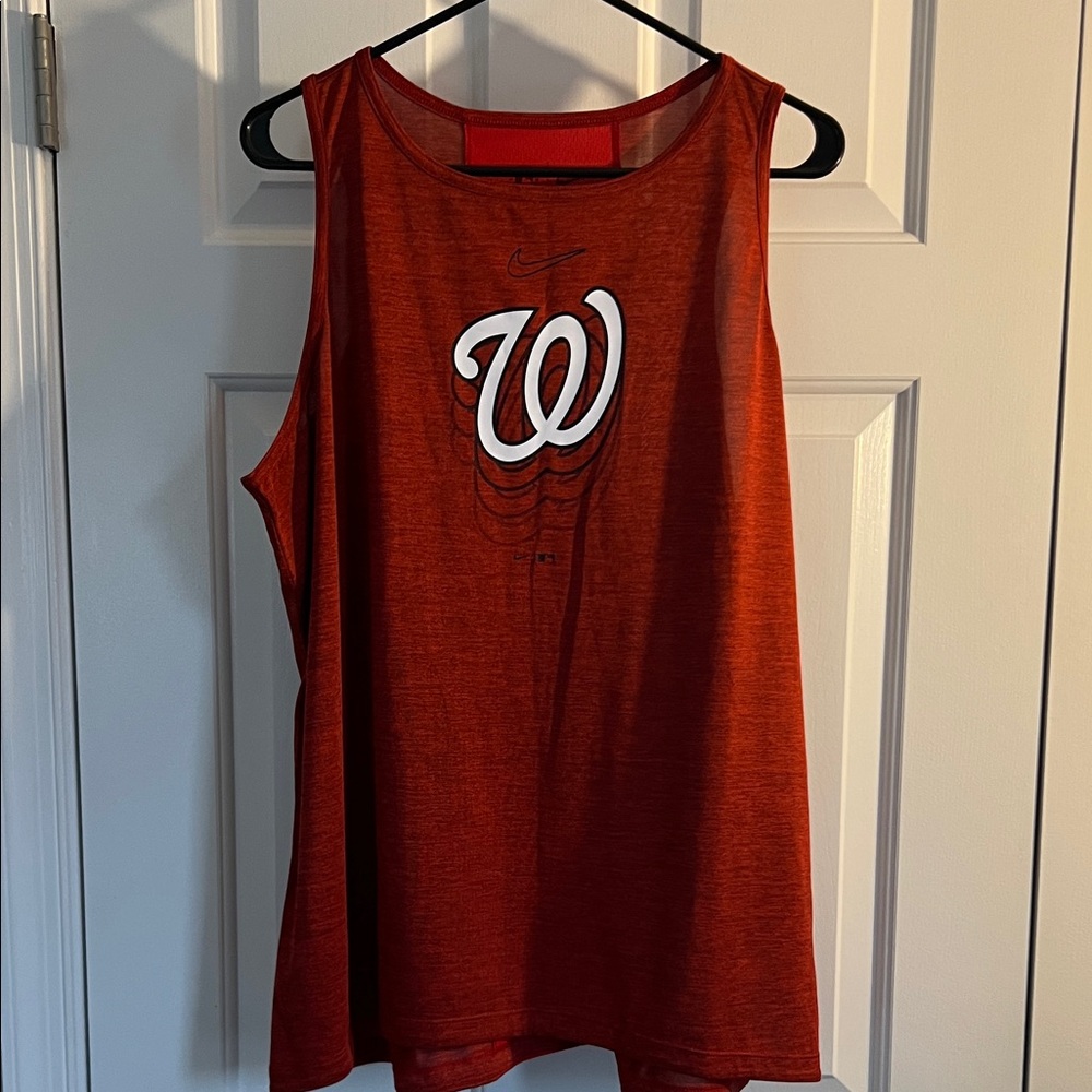 Nike Washington Nationals Women's Bold Red Tank Top